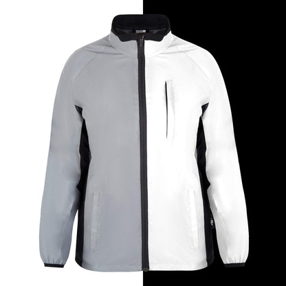 Womens Reflective Running & Cycling Jacket | Silver Hi Vis | BTR