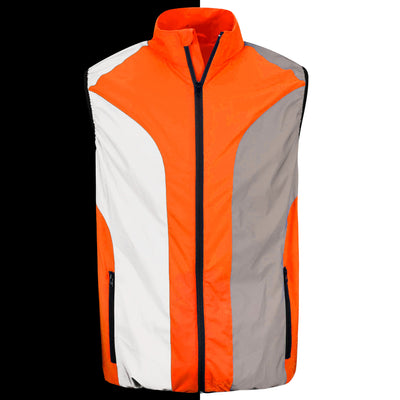 BTR Reflective High Visibility Running & Cycling Vest, Gilet.