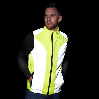 BTR Reflective Running & Cycling High Vis Gilet *SECONDS*