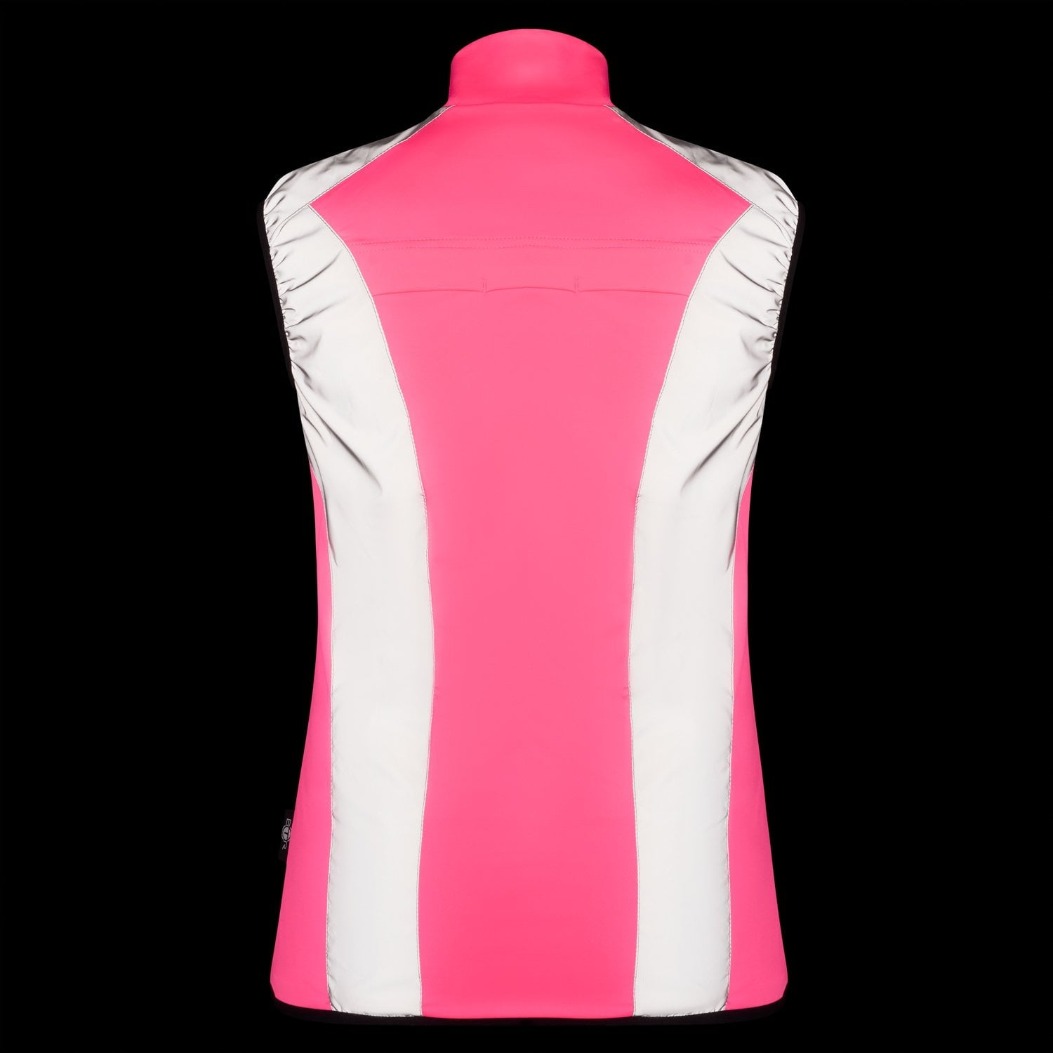 BTR womens pink gilet rear view