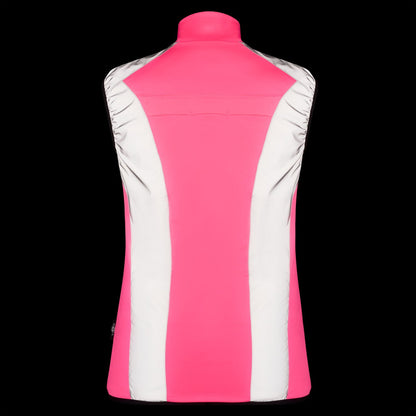 BTR womens pink gilet rear view