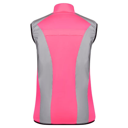 BTR womens pink gilet back view