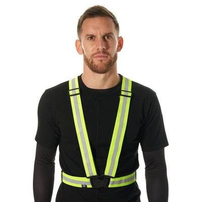 BTR Cycling & Running High Vis Reflective Fluorescent Vests, Sashes