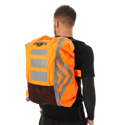BTR High Visibility Reflective Waterproof Backpack Rucksack Rain Cover