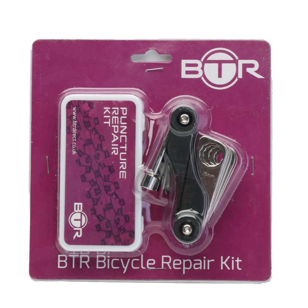 Cycling Bicycle Puncture Repair Kit Including Tool