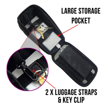 BTR Bike Handlebar Bag with Phone Holder with Sun Visor