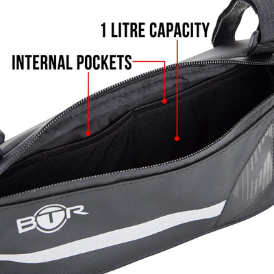 BTR Bicycle Crossbar Frame Triangle Corner Bike Bag. Cycling Accessory