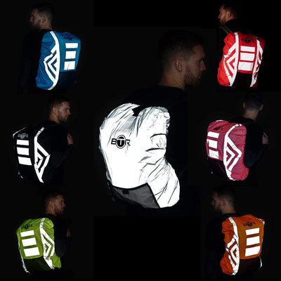 BTR High Visibility Reflective Waterproof Backpack Rucksack Rain Cover