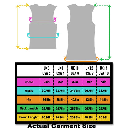 BTR Womens Reflective Cycling & Running High Vis Gilet, Vest (Classic)