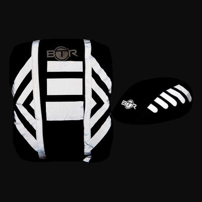 BTR Waterproof High Visibility Reflective Backpack & Bike Helmet Cover