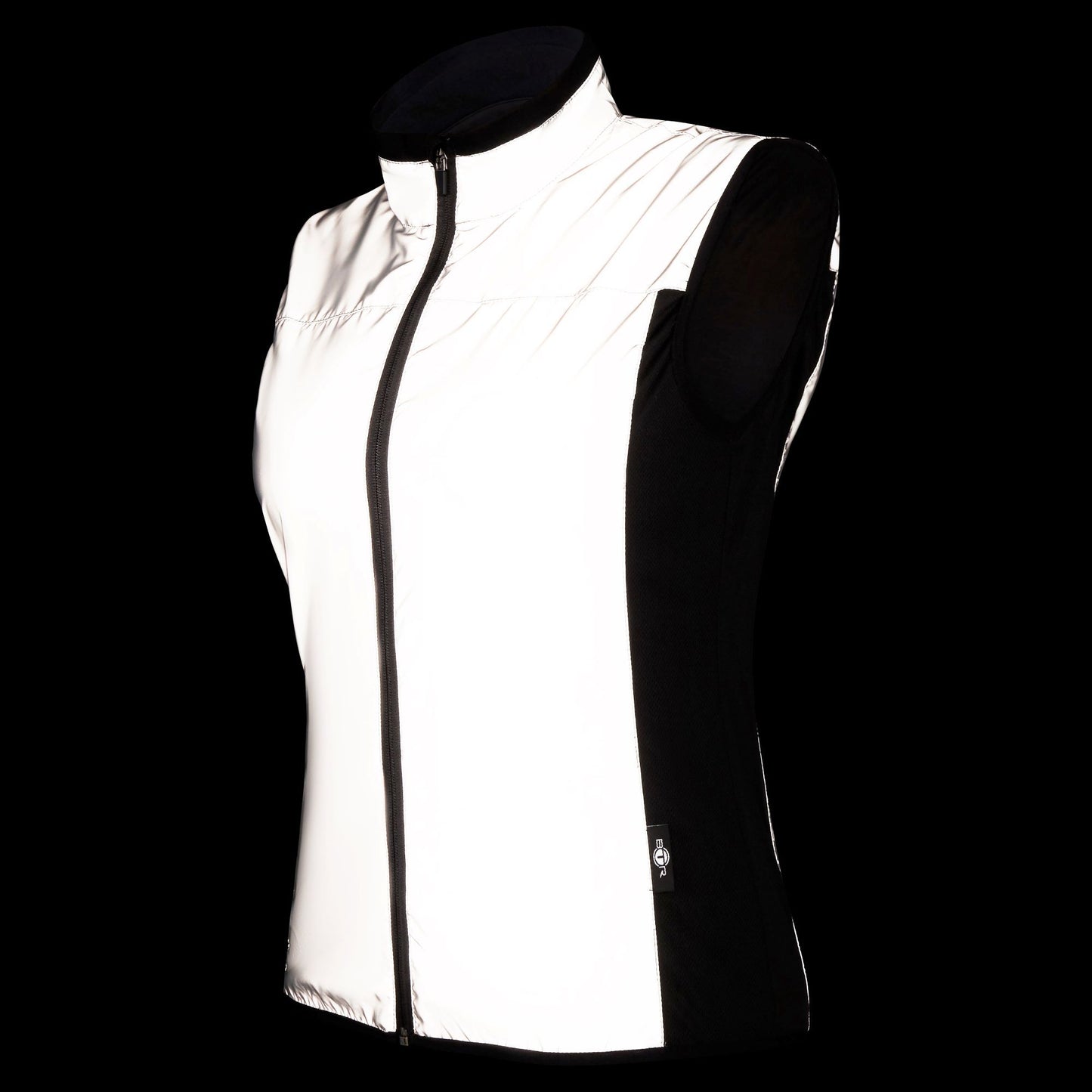 BTR Womens Reflective Cycling & Running High Vis Gilet, Vest (Classic)