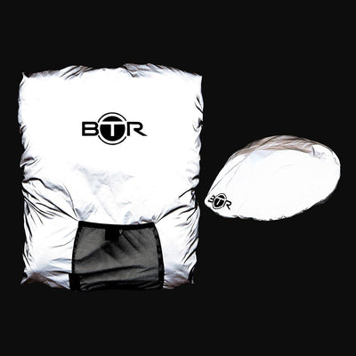 BTR Waterproof High Visibility Reflective Backpack & Bike Helmet Cover