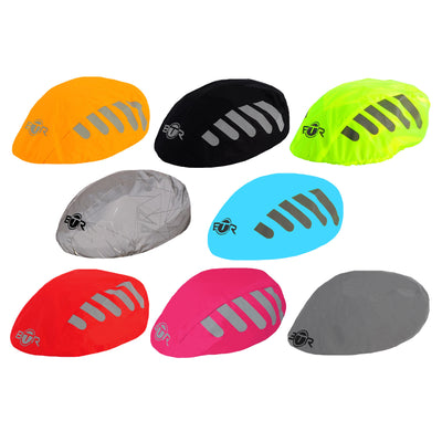 BTR Bicycle High Visibility Waterproof Bike Helmet Cover. High Viz