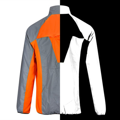 BTR High Visibility Reflective Cycling & Running Jacket. High Vis
