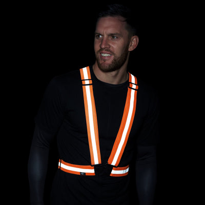 BTR Cycling & Running High Vis Reflective Fluorescent Vests, Sashes