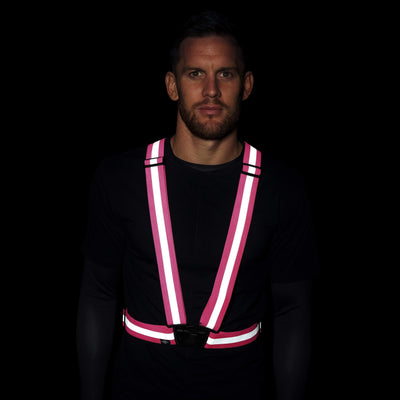 High Visibility Reflective Vest, Sash, for Running & Cycling
