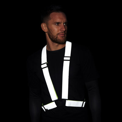 BTR Cycling & Running High Vis Reflective Fluorescent Vests, Sashes