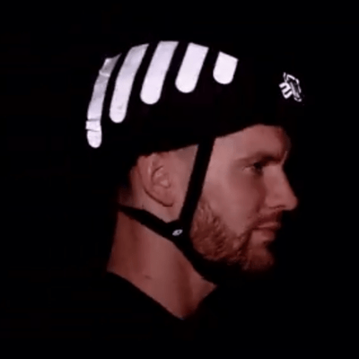 BTR Bicycle High Visibility Waterproof Bike Helmet Cover. High Viz