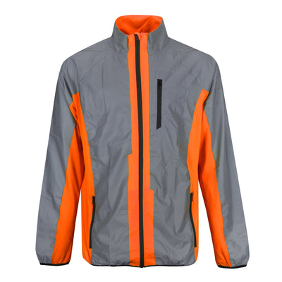 Orange hi vis hot sale cycling jacket